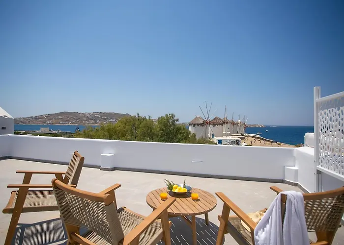 Mykonos Windmills View * Μεγάλη Άμμος