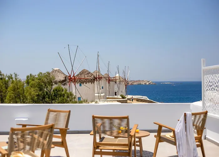 Апартаменты Mykonos Windmills View Megali Ammos (Mykonos)